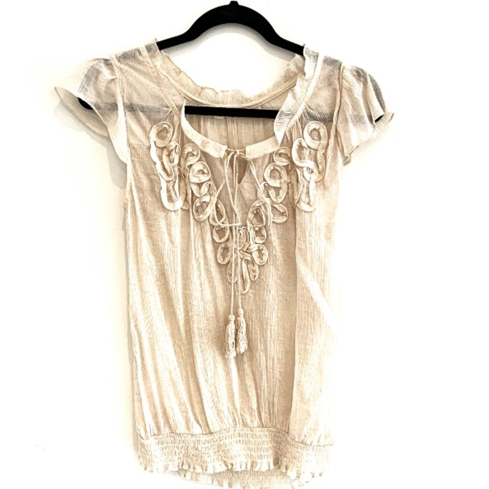 Anthropologie Edge Design By Mine Top